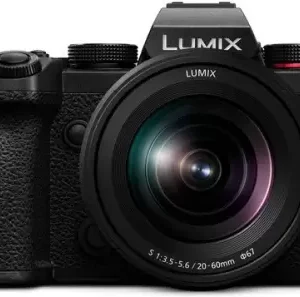 Panasonic DC LUMIX Series DC-S5 Mirrorless Camera Body, Lens